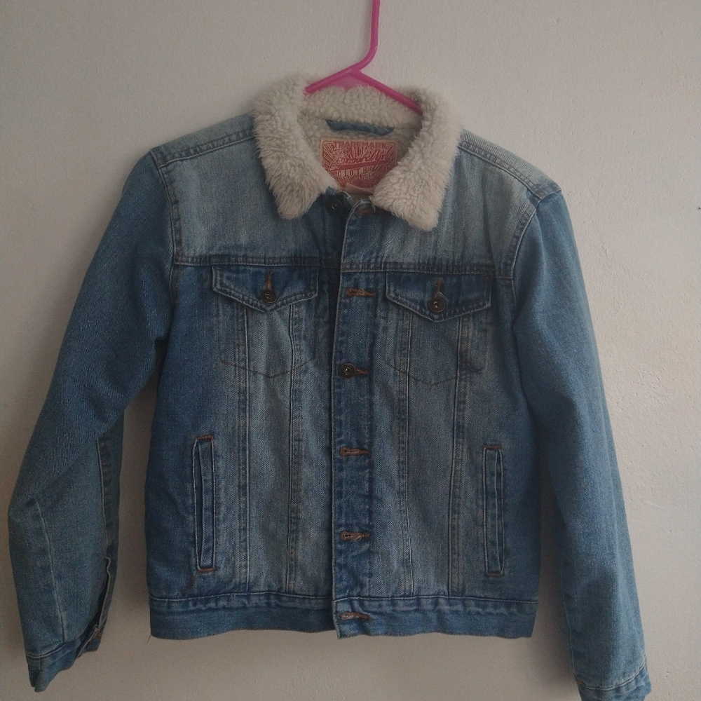 Kids blue jean jackets